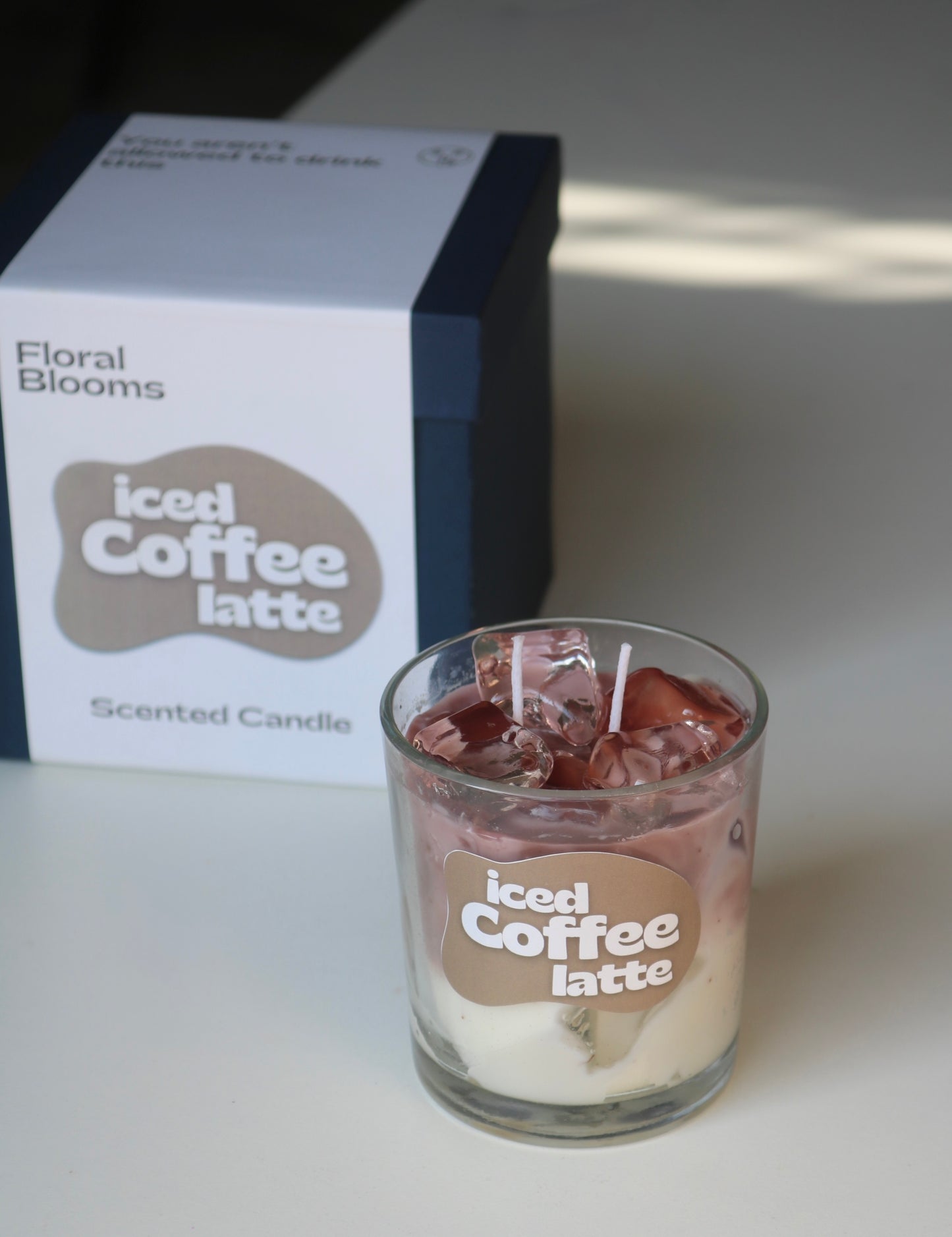 Iced coffee latte candle, iced mocha candle, coffee candle, iced coffee candle
