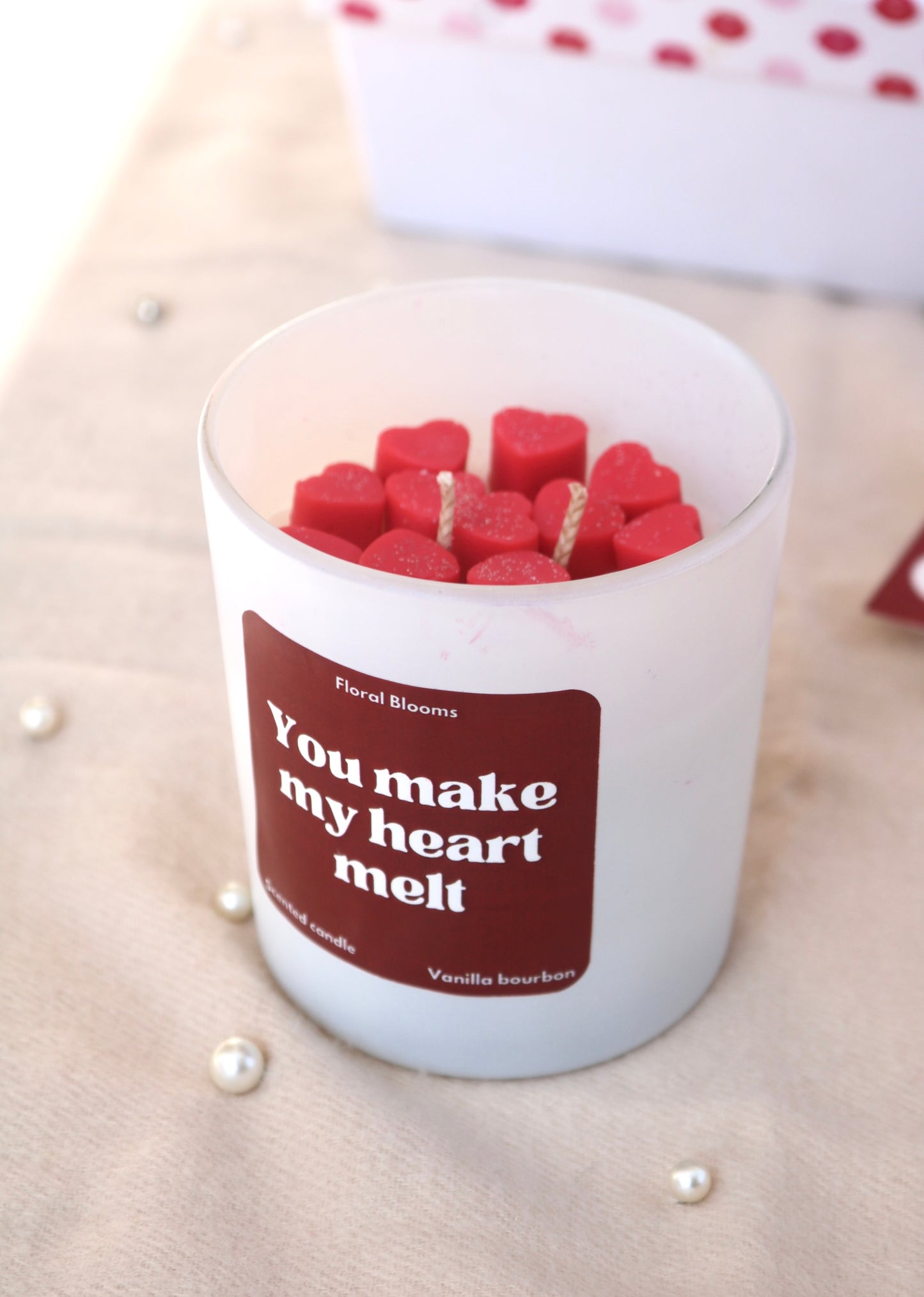 “You make my heart melt” Scented Candle