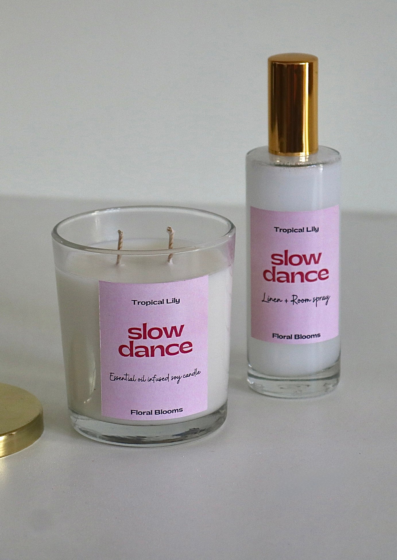 Tropical Lily Room Spray & Candle Set