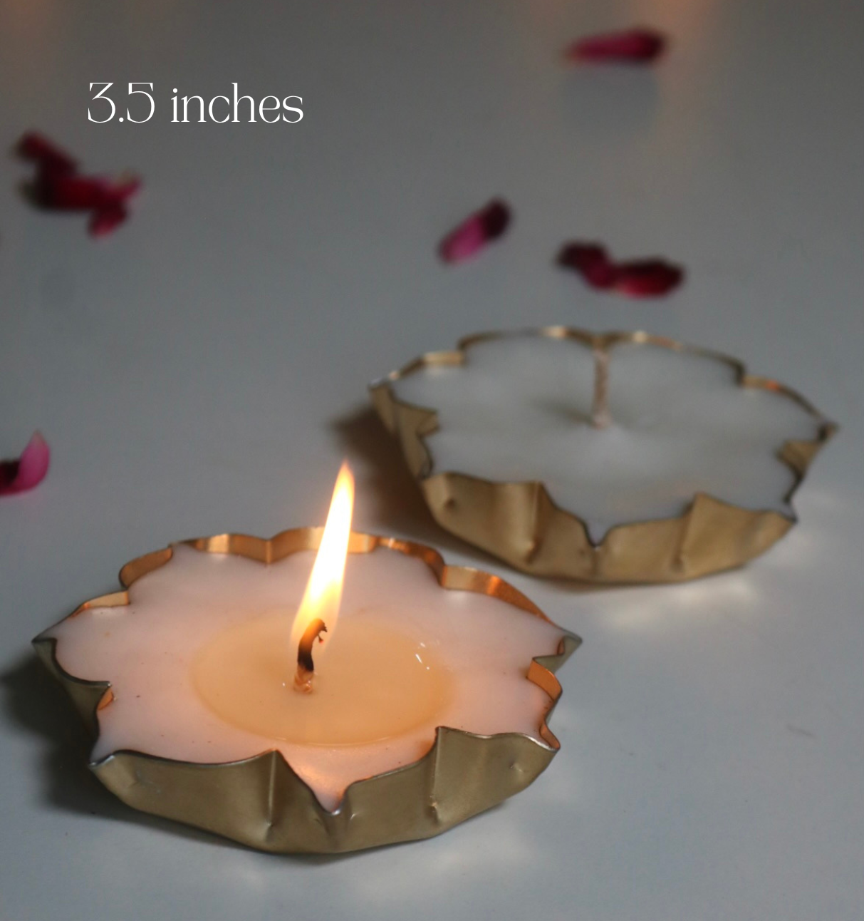 Set of 3 phool urli candles | Gift Box