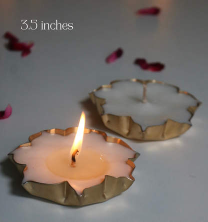 Set of 3 phool urli candles | Gift Box