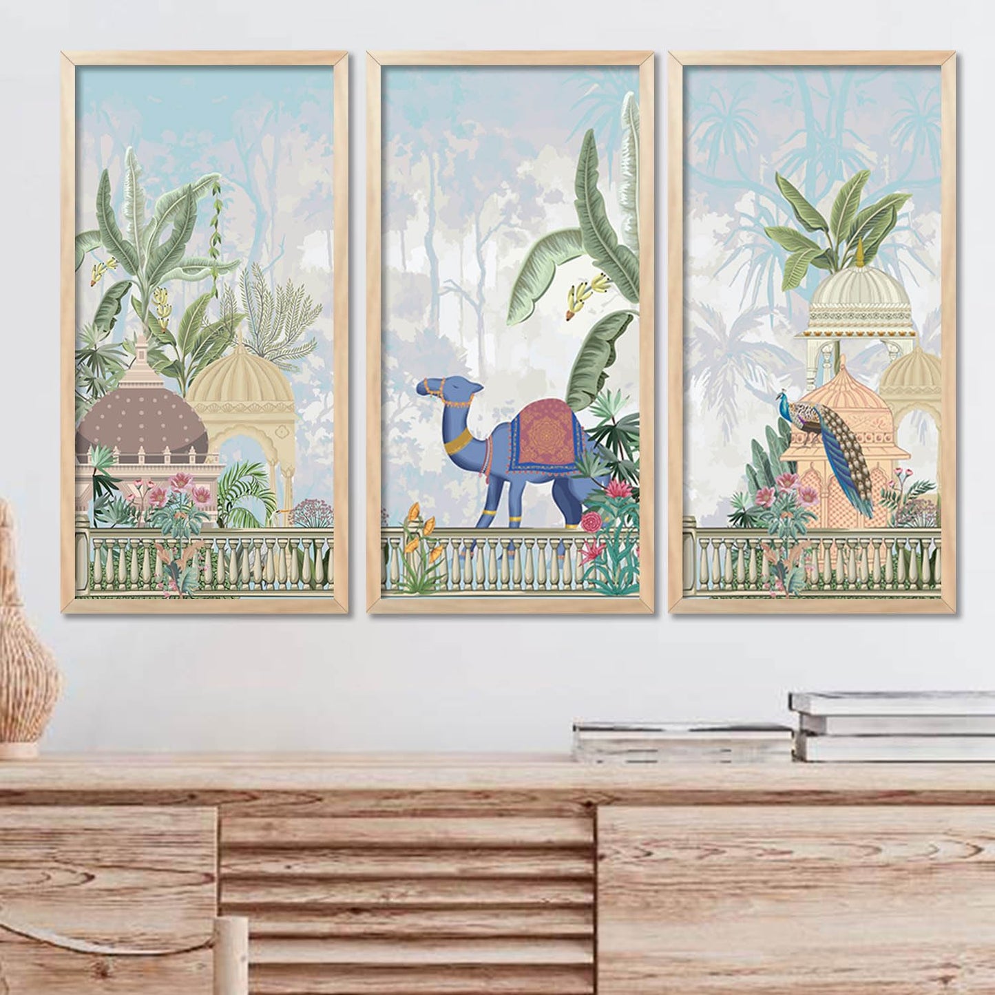Traditional Wall Paintings Set of 3