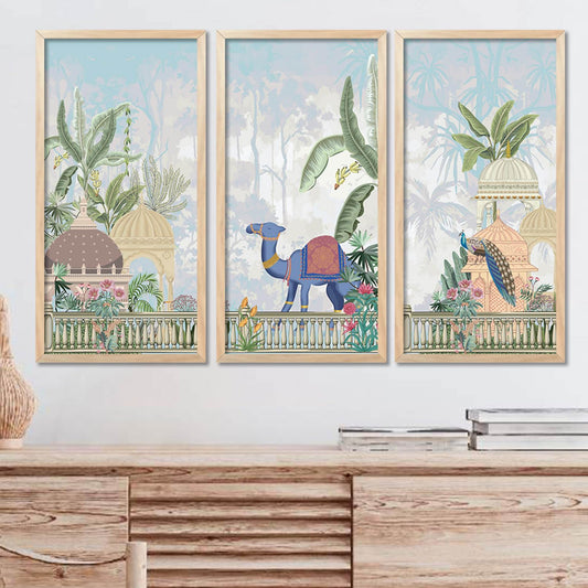 Traditional Wall Paintings Set of 3