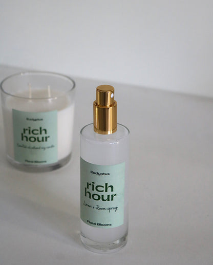 Eucalyptus Room Spray & Candle Set