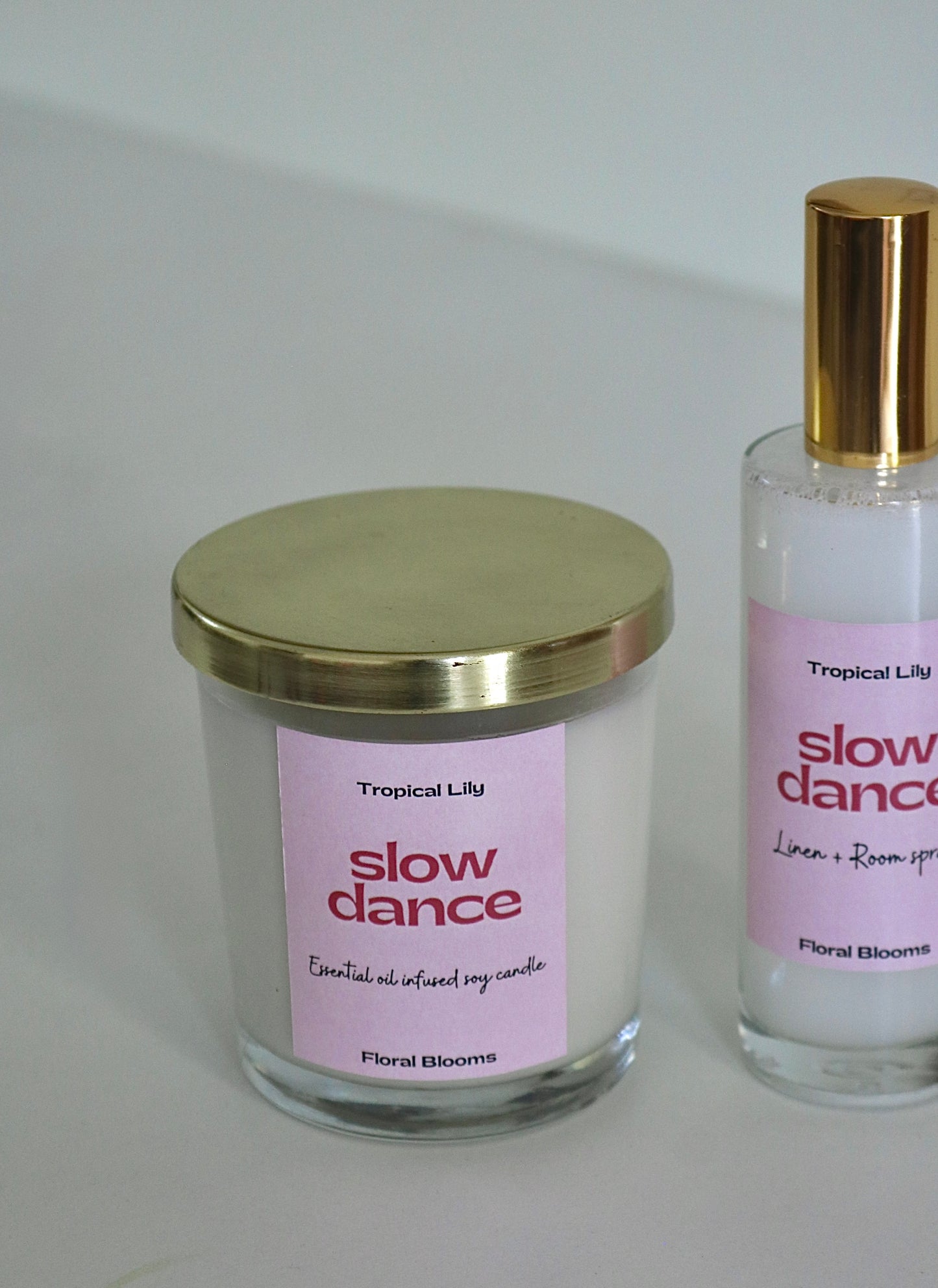 Tropical Lily Room Spray & Candle Set
