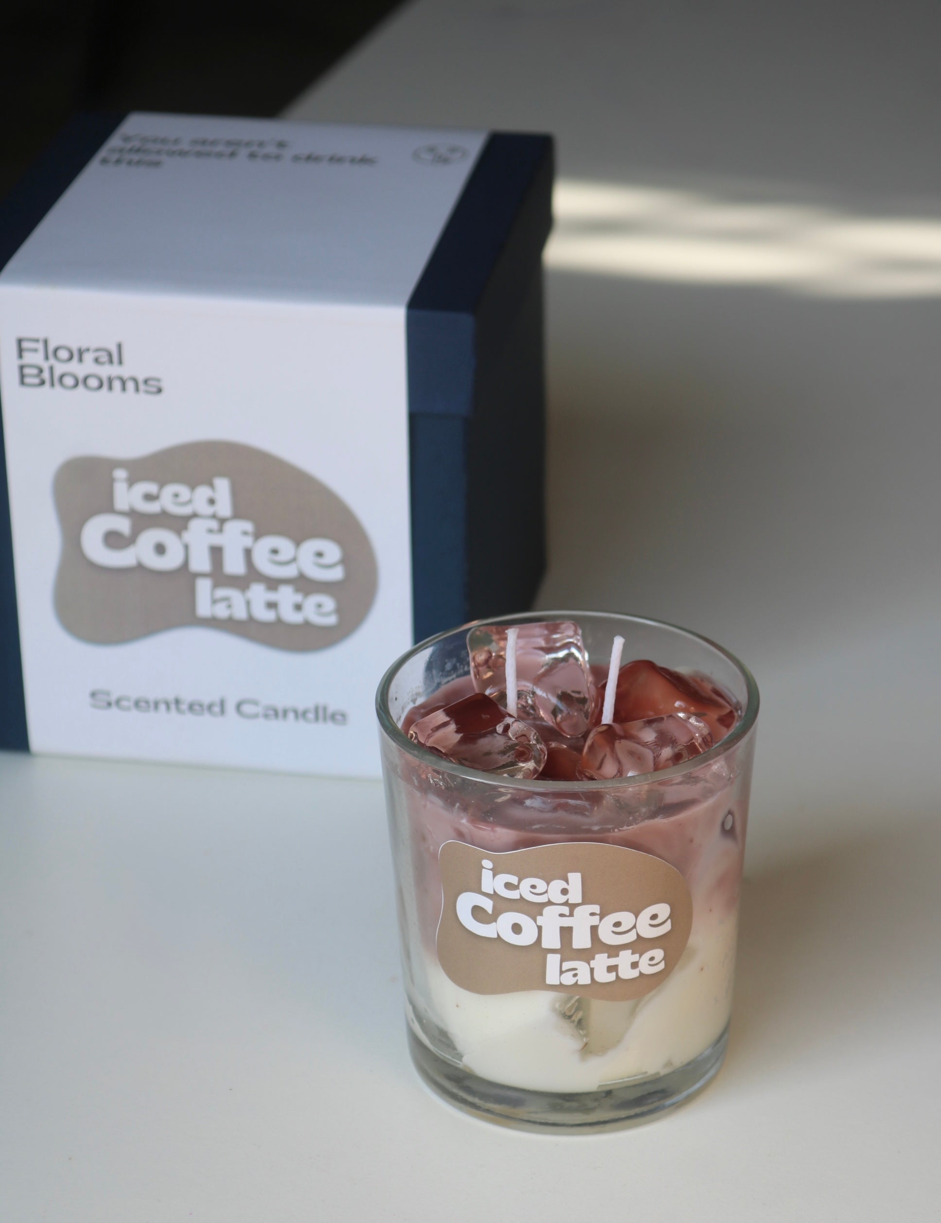 Iced coffee latte candle, iced mocha candle, coffee candle, iced coffee candle 