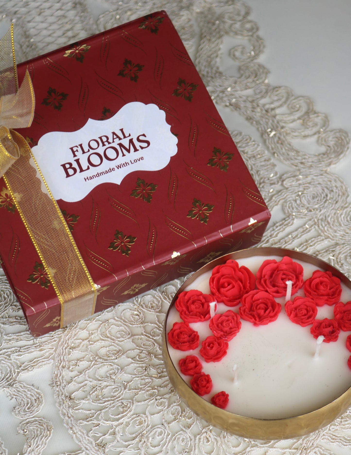 Hammered urli Scented Candle ( 5 inches diameter)