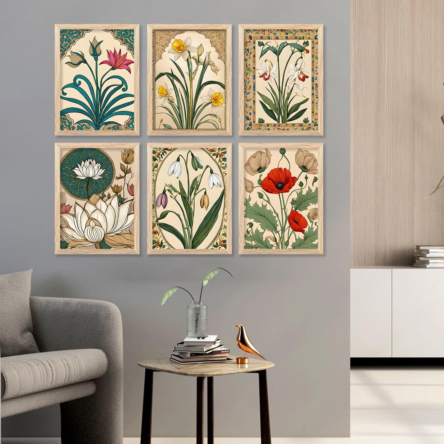 Madhubani Painting set of 6