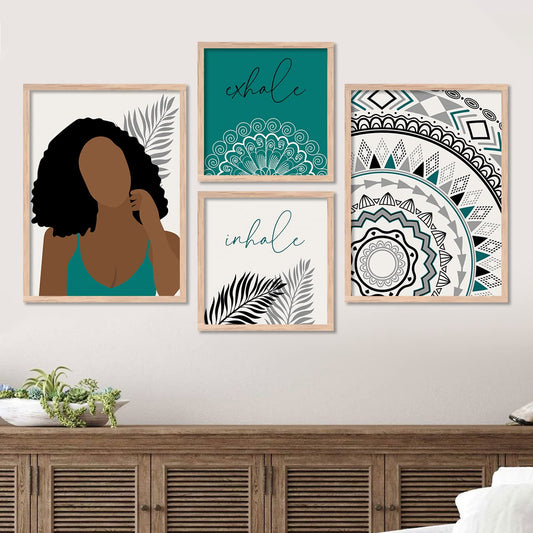 Wall Paintings Set Of 4