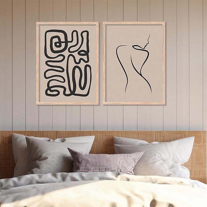 Wall painting set of 2