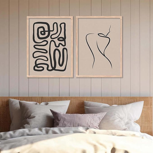 Wall painting set of 2