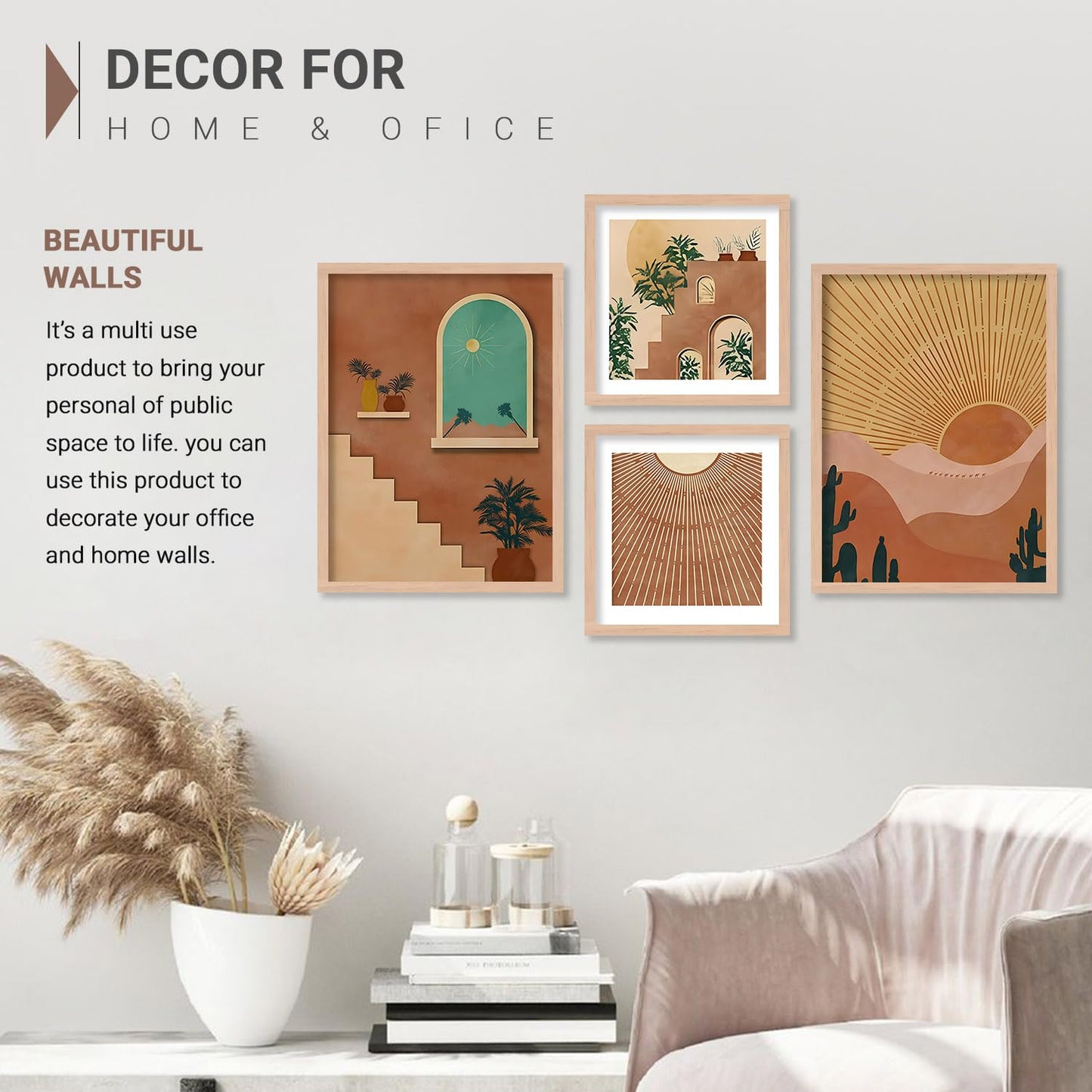 Morden art - Pack Of 4