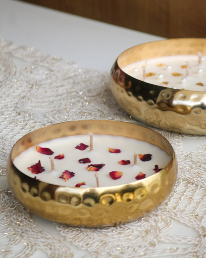 Hammered urli Scented Candle