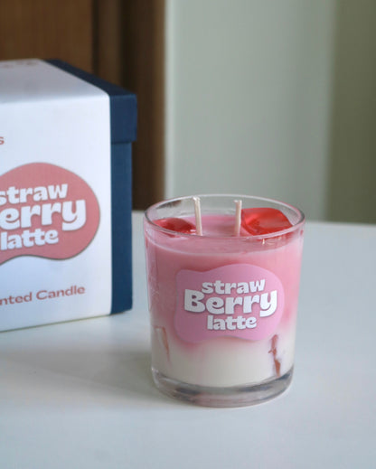 Strawberry Latte Candle