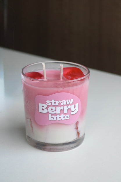 Strawberry Latte Candle
