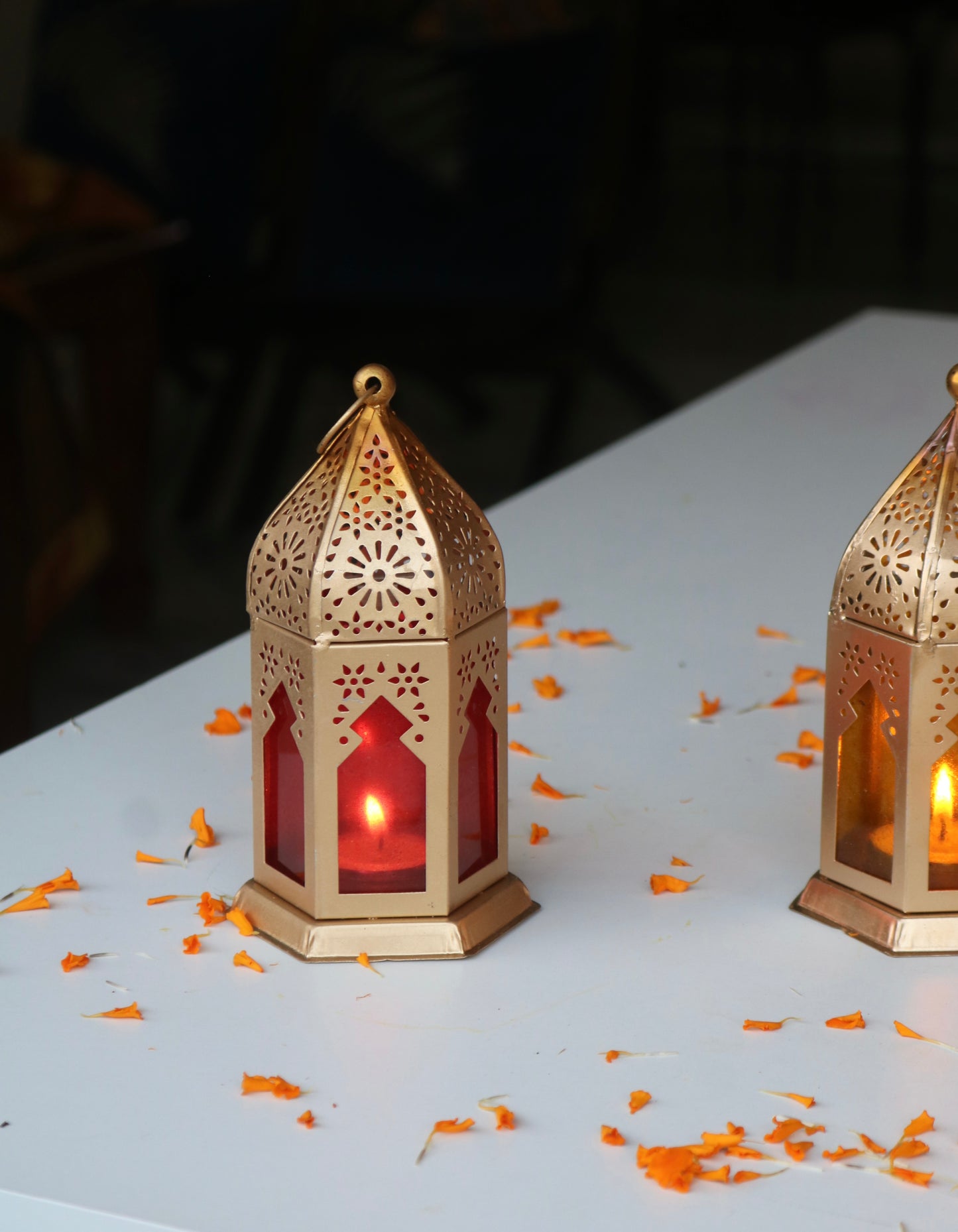 Morrocan Lanterns | Set of two (6.5 inches)