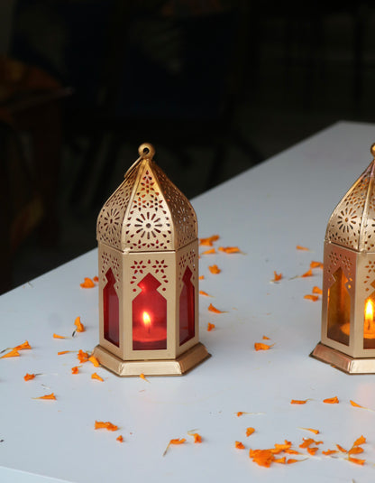 Morrocan Lanterns | Set of two (6.5 inches)