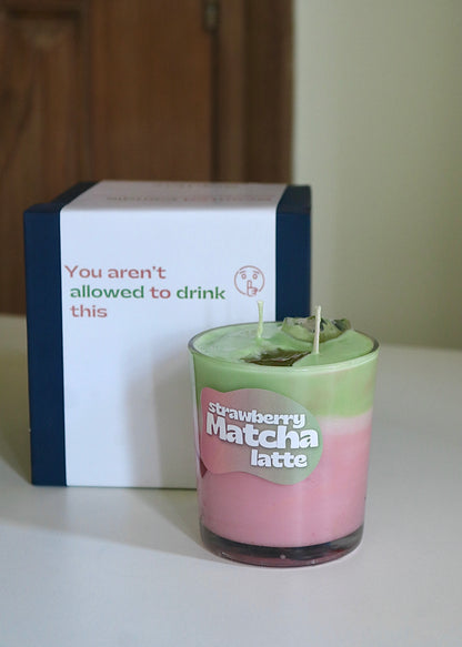 Strawberry Matcha Latte Candle