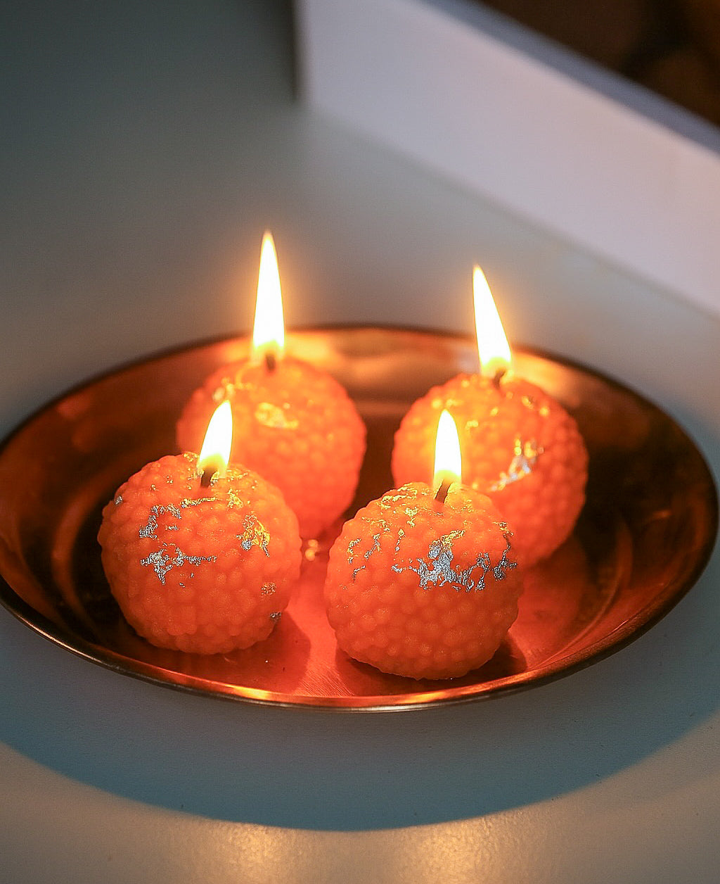 Ladoo scented candles- Box Of 4