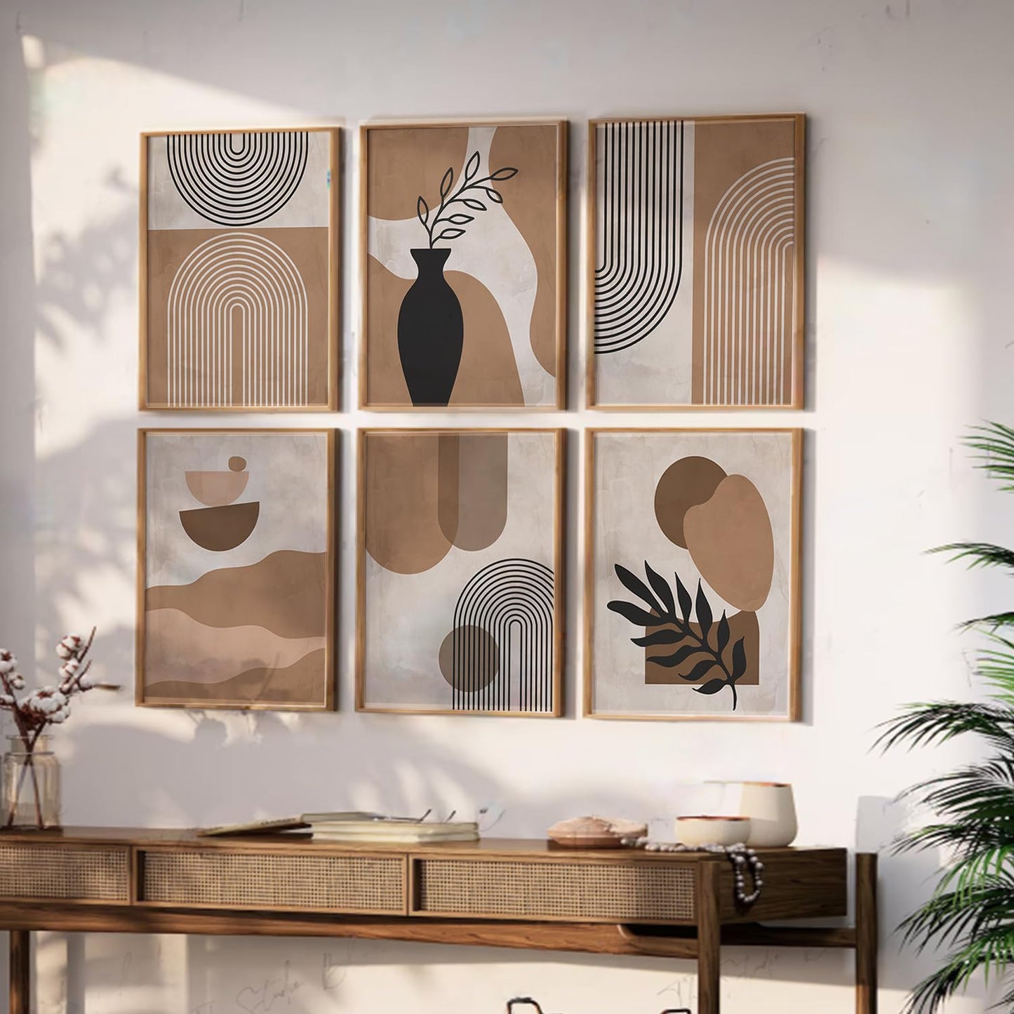Boho Wall Painting Set of 6