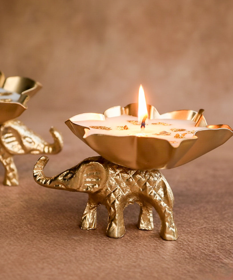 Set of two Gajraj scented candles