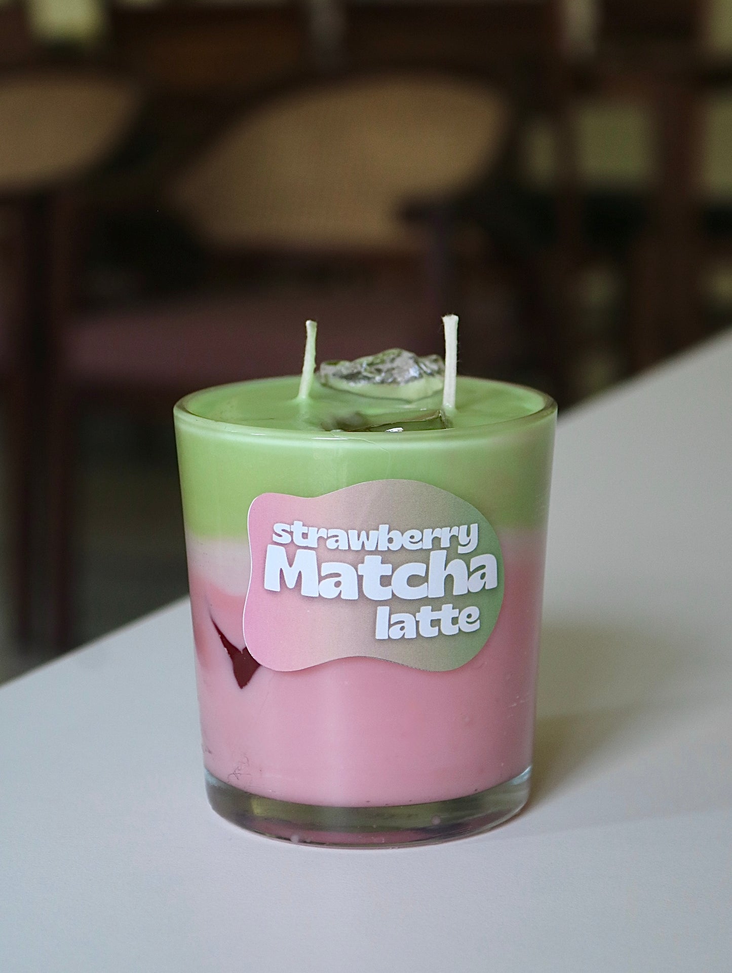 Strawberry Matcha Latte Candle