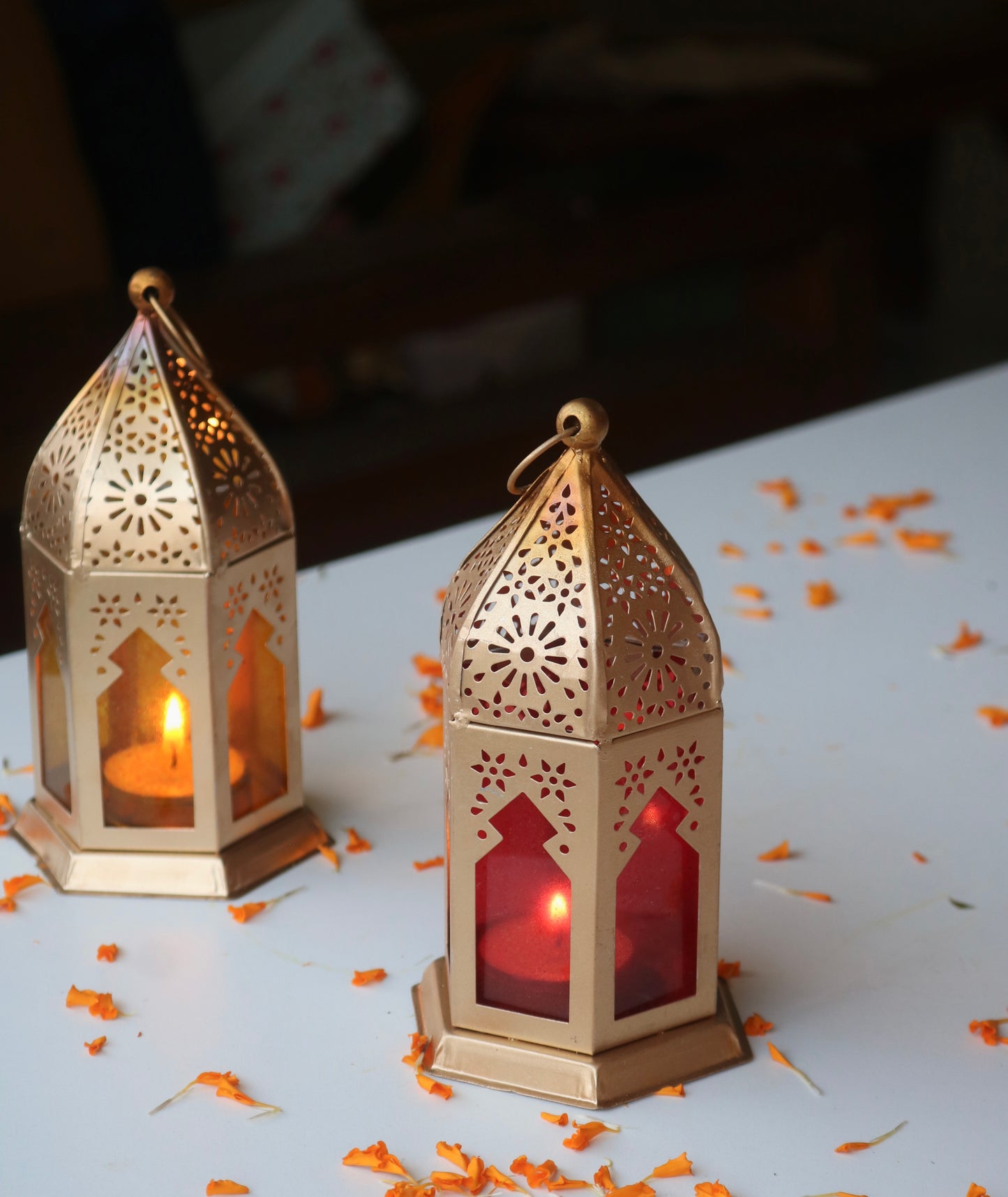 Morrocan Lanterns | Set of two (6.5 inches)
