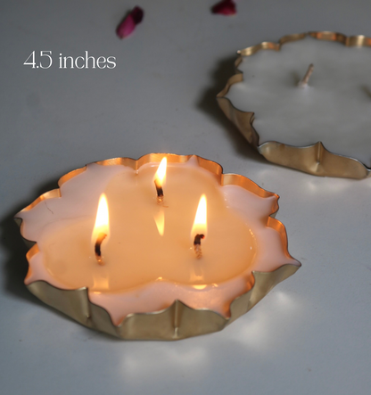 Set of 3 phool urli candles | Gift Box