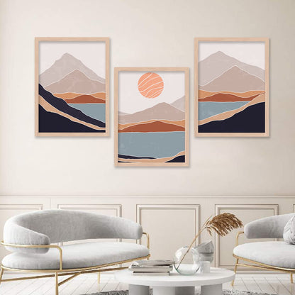 Wall Paintings Set of 3