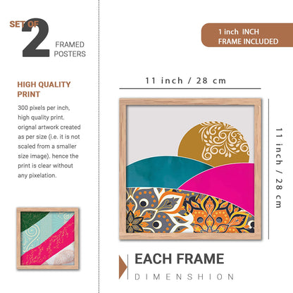 Wall Paintings set of 4