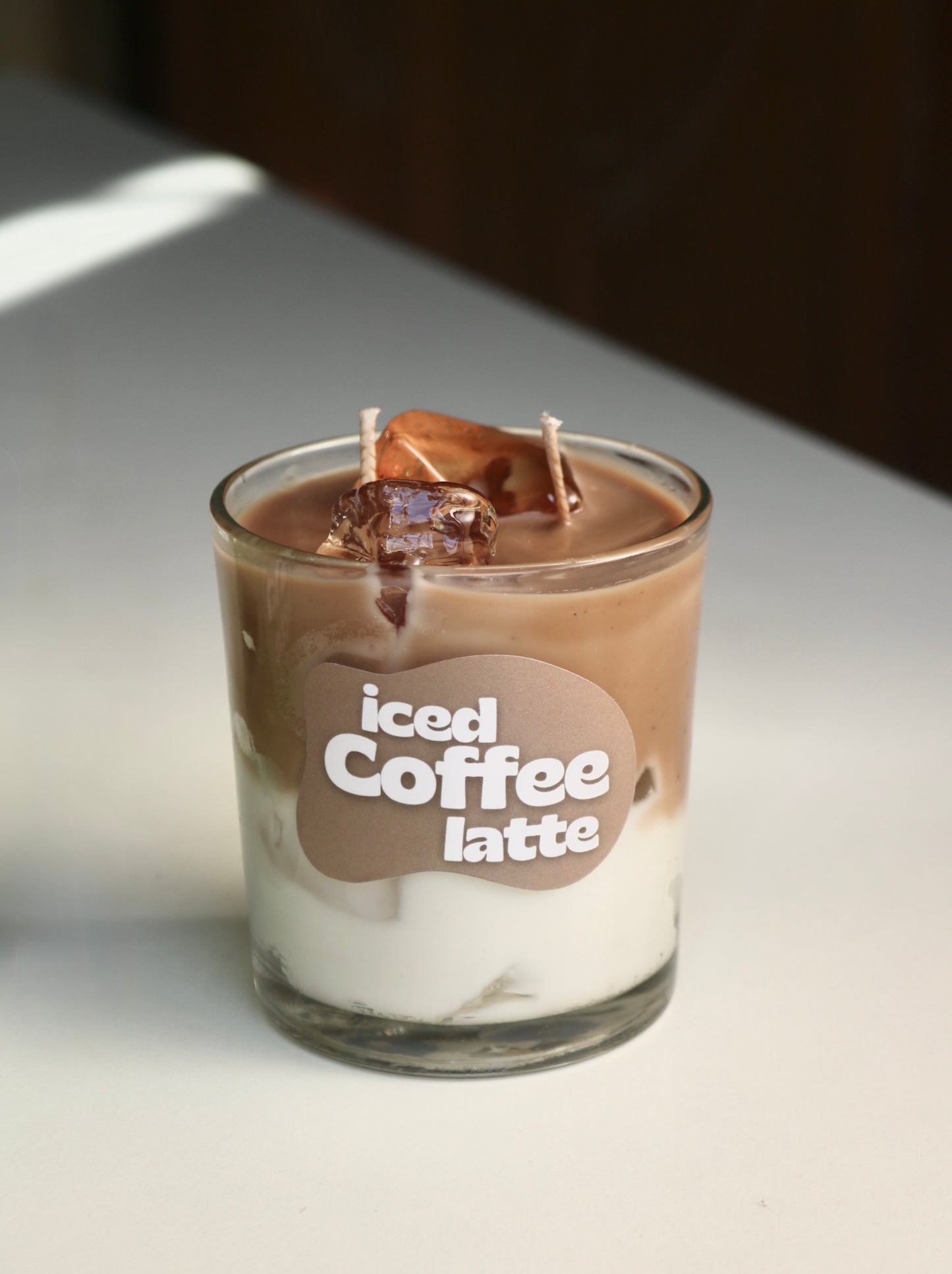Iced coffee latte candle, iced mocha candle, coffee candle, iced coffee candle 