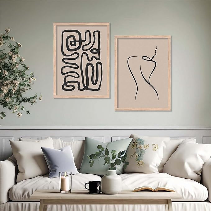 Wall painting set of 2