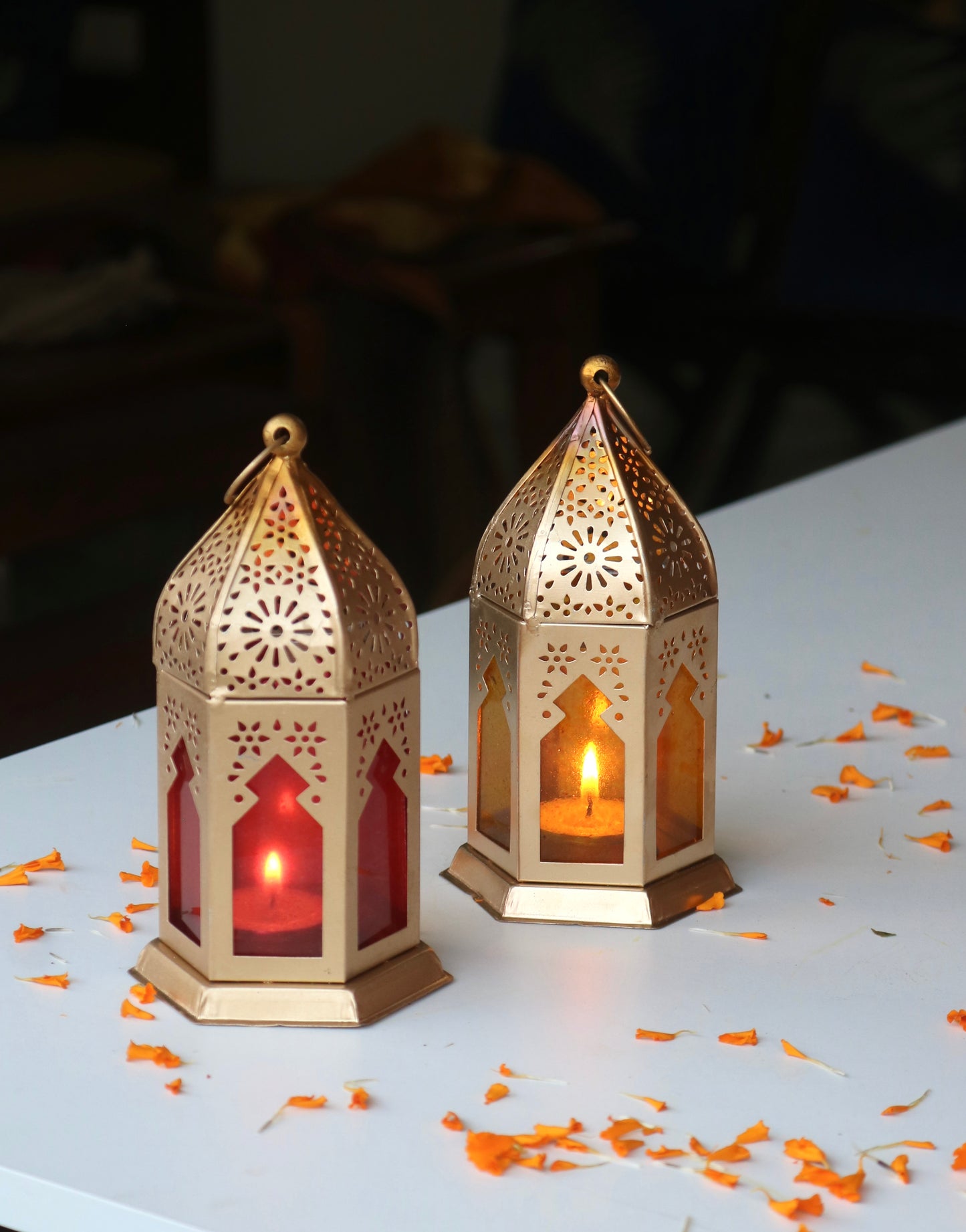 Morrocan Lanterns | Set of two (6.5 inches)