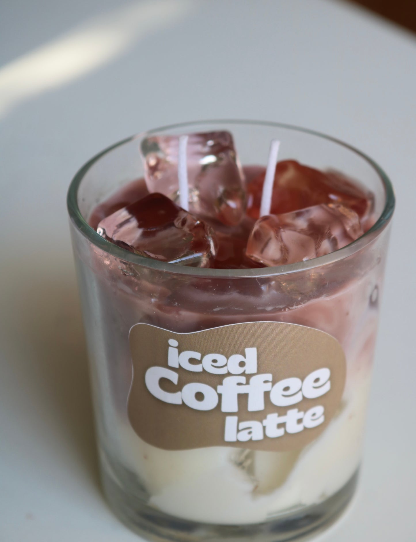 Iced coffee latte candle, iced mocha candle, coffee candle, iced coffee candle 