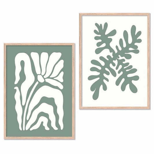 Wall painting set of 2