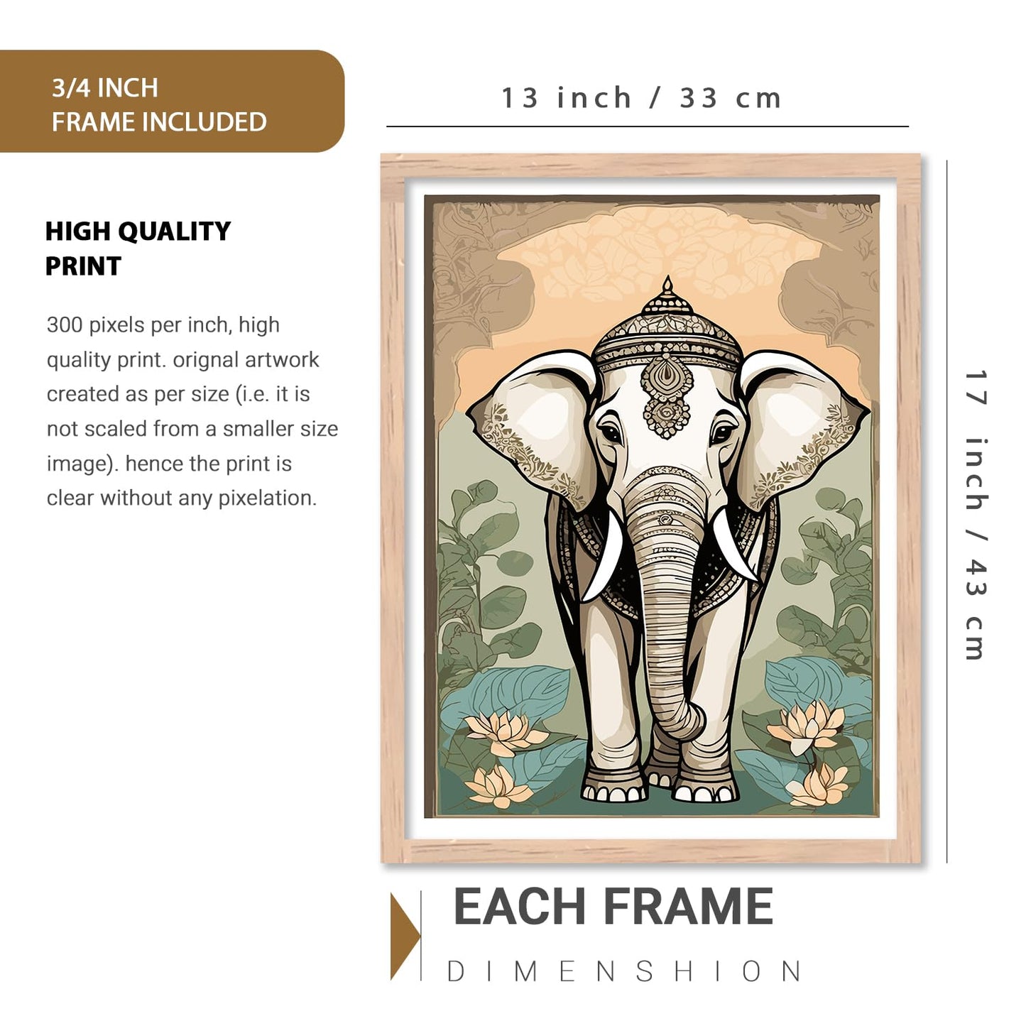 Traditional Wall Painting Set of 6