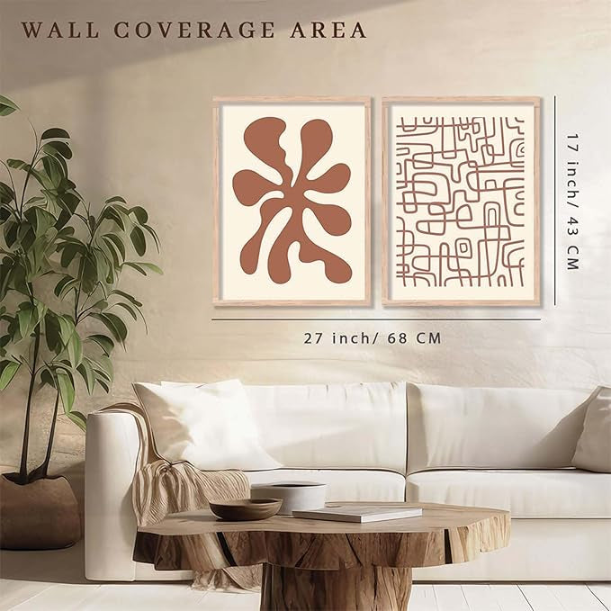 Wall painting set of 2