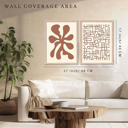 Wall painting set of 2