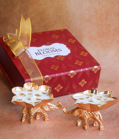 Set of two Gajraj scented candles