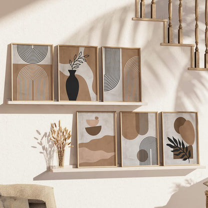Boho Wall Painting Set of 6