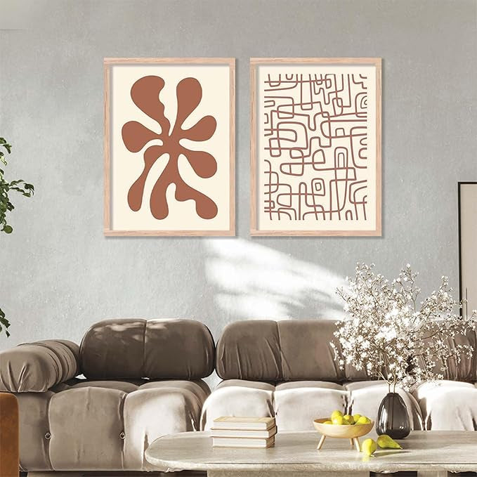 Wall painting set of 2
