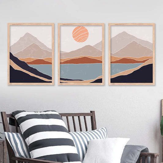 Wall Paintings Set of 3