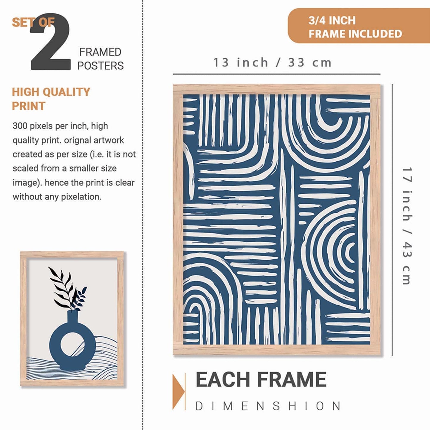 Wall paintings Set of 2