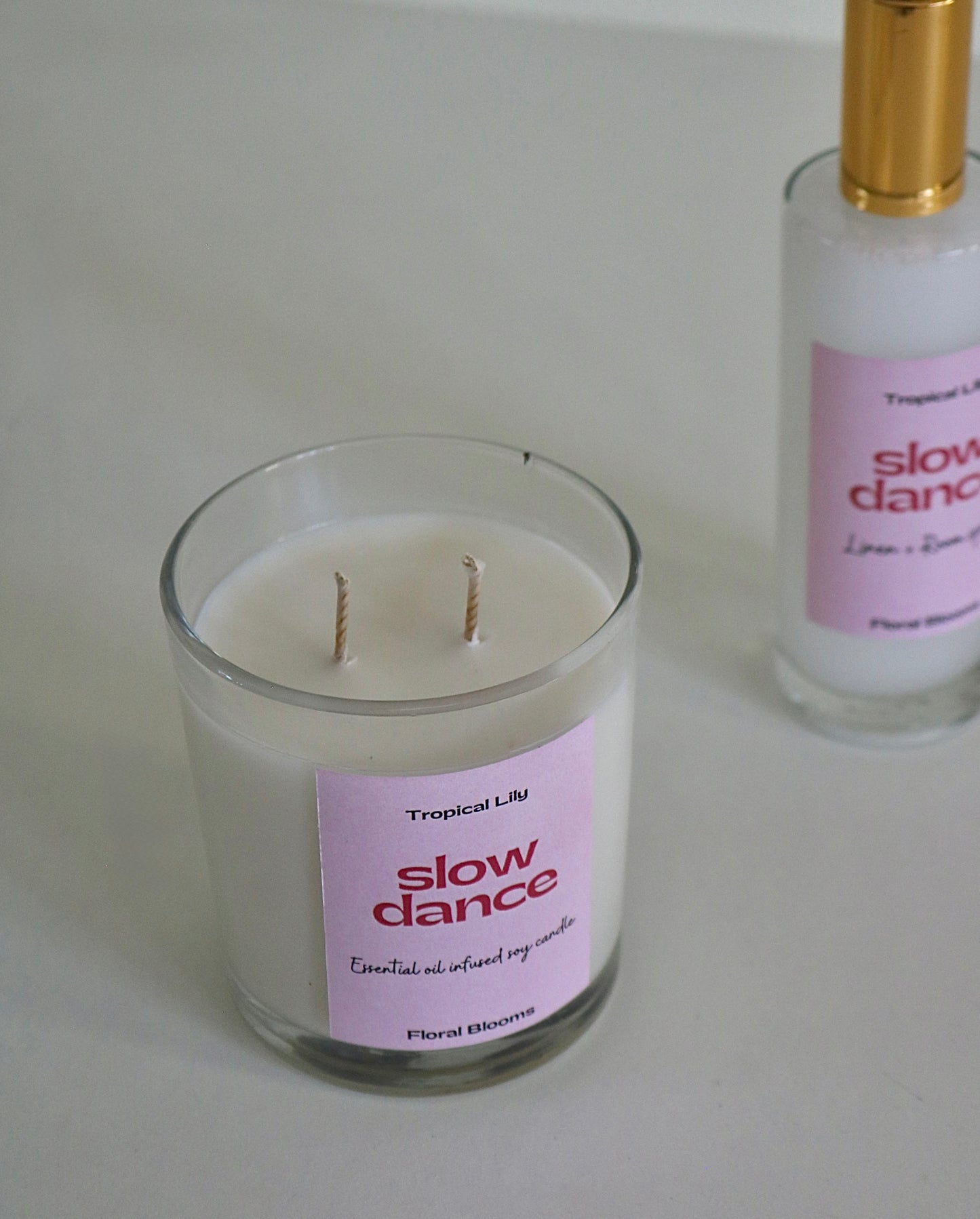 Tropical Lily Room Spray & Candle Set