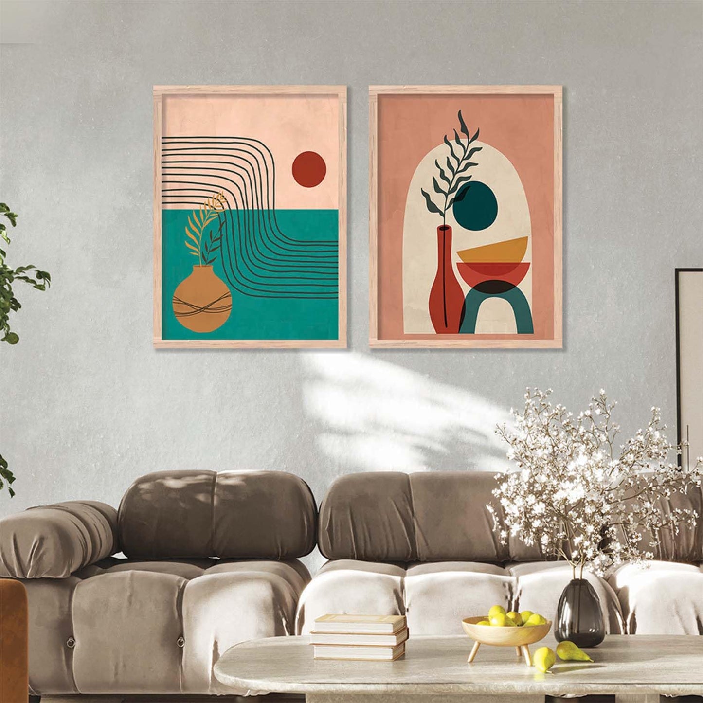 Wall Paintings set of 2