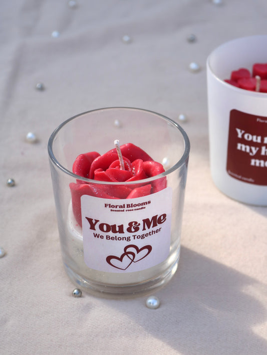 “You & Me we belong together” Scented Candle