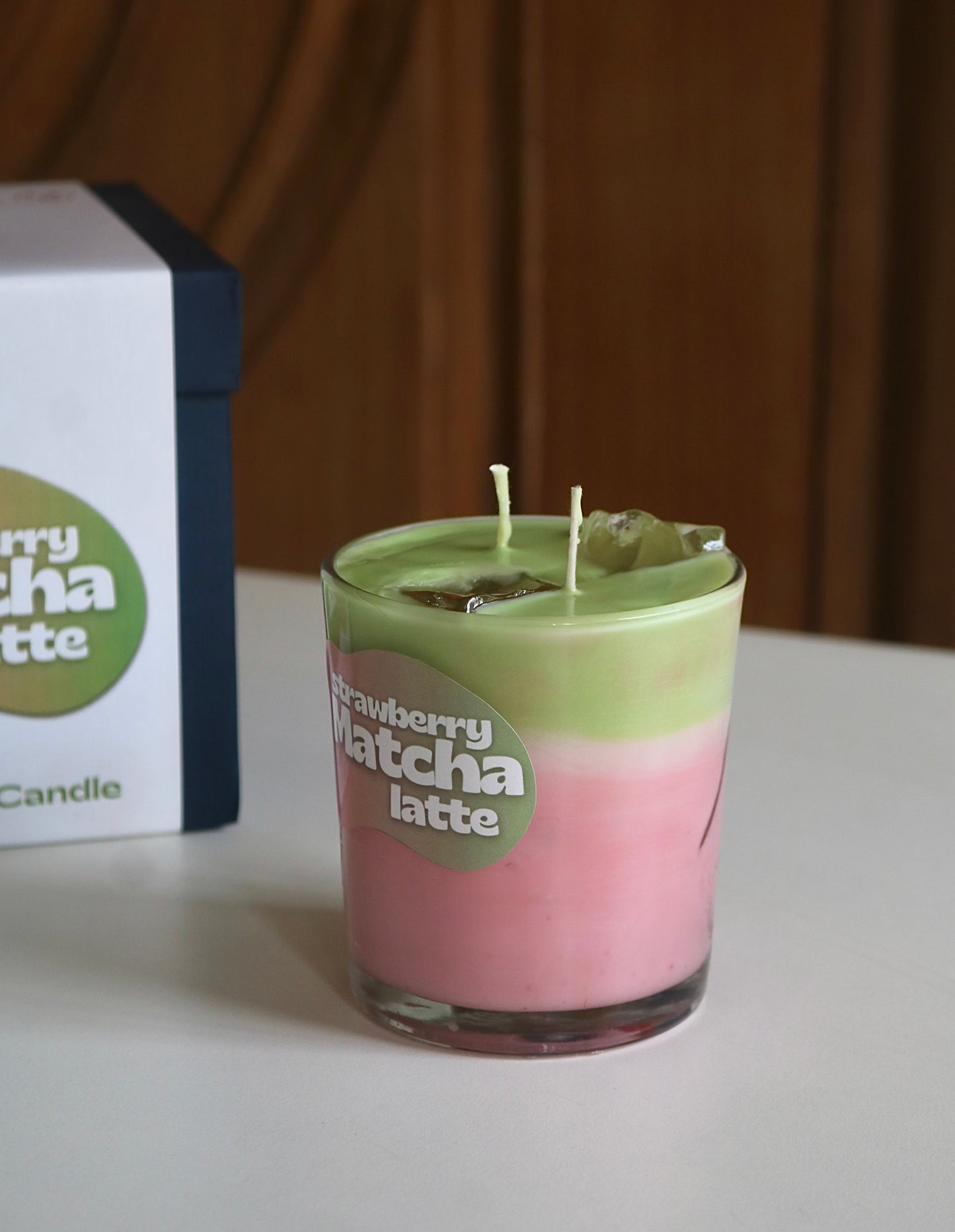 Strawberry Matcha Latte Candle