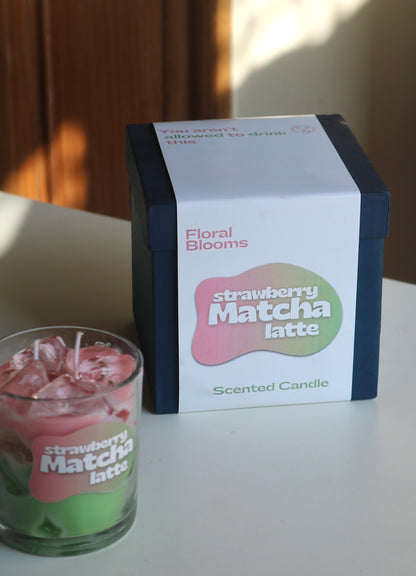 Strawberry Matcha Latte Candle