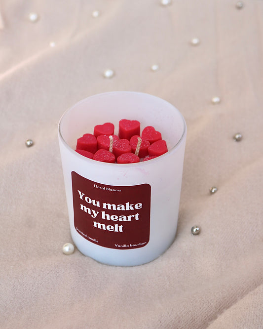 “You make my heart melt” Scented Candle