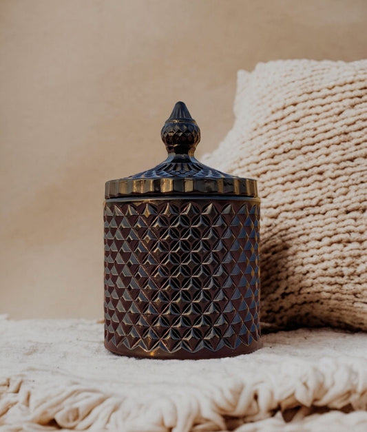 Black Crystal jar candle